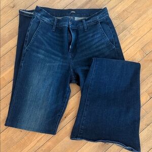 Express Dark Blue Flare Jeans